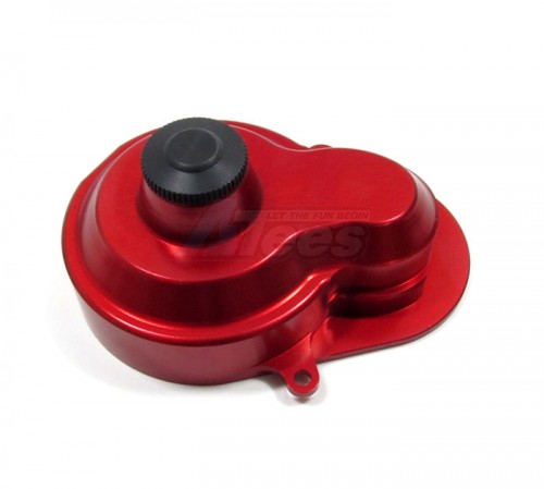 GPM Racing Traxxas Rustler VXL Aluminum Main Gear Cover - 1 Set Red