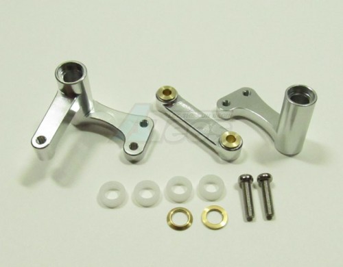 GPM Racing Traxxas Slash Aluminum Steering Assembly - 1set Silver