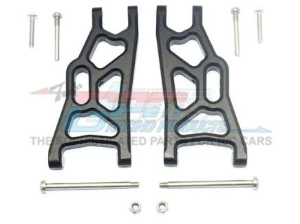 GPM Racing Traxxas Rustler VXL Aluminum Front/rear Lower Arm - 1pr Black