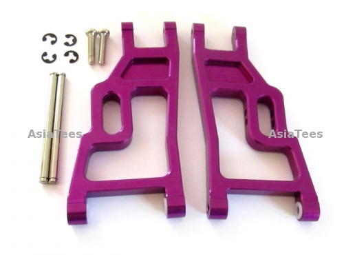 GPM Racing Traxxas Rustler VXL Aluminum Front/rear Lower Arm - 1 Pair Purple