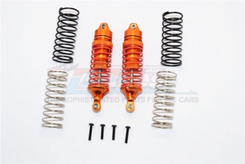 GPM Racing Traxxas Rustler VXL Aluminum Front Adjustable Spring Damper Orange
