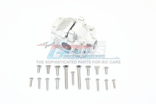 GPM Racing Traxxas Rustler VXL Aluminium Front Gear Box - 19Pcs Set (For 67076-4) Silver