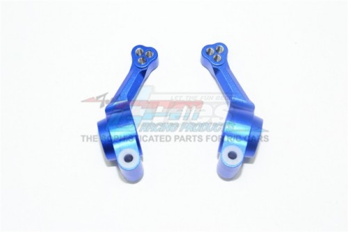 GPM Racing Traxxas Rustler VXL Aluminium Rear Knuckle Arm (For 67076-4) - 2Pcs Set Blue