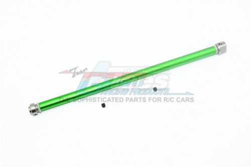 GPM Racing Traxxas Rustler VXL Stainless Steel + Aluminium Center Drive Shaft - 5Pcs Set (For 67076-4) Green