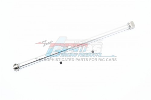 GPM Racing Traxxas Rustler VXL Stainless Steel + Aluminium Center Drive Shaft - 5Pcs Set (For 67076-4) Silver