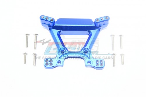 GPM Racing Traxxas Rustler VXL Aluminium Front Damper Mount (For VXL 67076-4) Blue