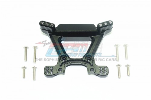 GPM Racing Traxxas Rustler VXL Aluminium Front Damper Mount (For VXL 67076-4) Black