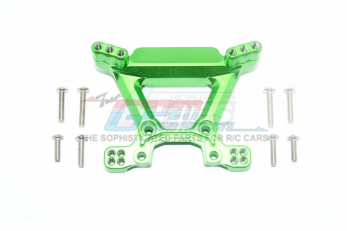 GPM Racing Traxxas Rustler VXL Aluminium Front Damper Mount (For VXL 67076-4) Green
