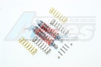 GPM Racing Traxxas Rustler VXL Aluminium Front Adjustable Shocks 87MM - 14Pcs Set (For 67076-4) Gun Metal