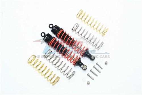 GPM Racing Traxxas Slash 4X4 Aluminium Rear Adjustable Shocks 102MM - 14Pcs Set (For 67076-4) Black