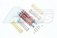 GPM Racing Traxxas Rustler VXL Aluminium Rear Adjustable Shocks 102MM - 14Pcs Set (For 67076-4) Gun Metal