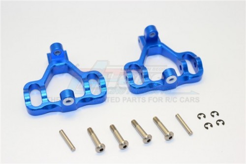 GPM Racing HPI Savage X Aluminum Front Or Rear C-Hub Set 1 Pair Blue
