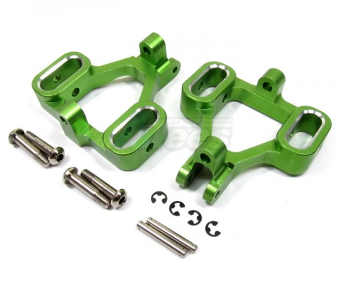 GPM Racing HPI Savage 21 Aluminum Front/rear C-hub With King Pin Screws & Pins & Eclips - 1pr Set (sav, Sax) Green