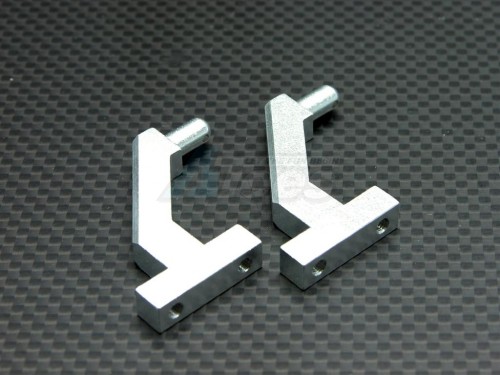 GPM Racing HPI Savage 21 Aluminum Fuel Tank Mount 1 Pair (SAV, SAX) Silver