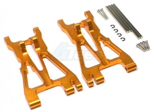 GPM Racing HPI Savage 21 Aluminum Front / Rear Adjustable Lower Arm With Screws & Pins & Delrin Collars & E-clips 1 Pair Set Gold