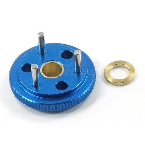 GPM Racing HPI Savage X Aluminum Fly Wheel(3 Posts) - 1 Pc Blue