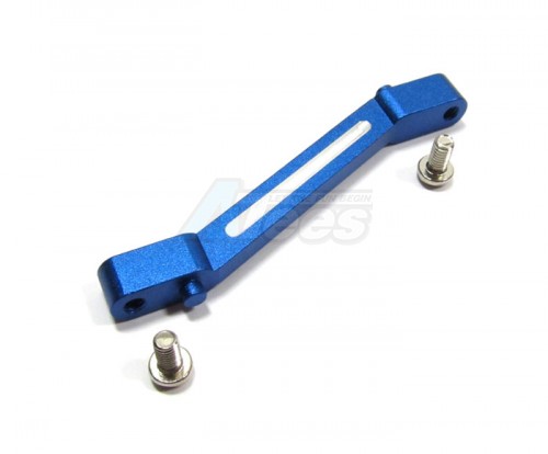 GPM Racing HPI Savage 21 Aluminum Joint For Original Exhaust With Screws - 1 Pc Set (SAV, SAX) Blue