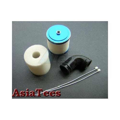 GPM Racing HPI Savage 21 Aluminum Air Filter Set Blue