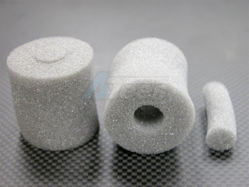 GPM Racing HPI Savage 21 Refil Cotton For Air Filter SAV1305 - 2 Pcs (SAV, SAX) Black