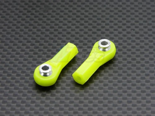 GPM Racing HPI Savage K4.6 Plastic Ball Ends With Ball(For Savage Dampers) -1 Pair Black