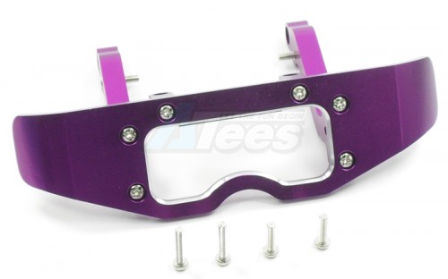 GPM Racing HPI Savage 21 Aluminum Front Bumper With Screws Set (SAV) Purple