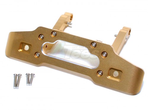 GPM Racing HPI Savage 21 Aluminum Rear Bumper With Light Holes & Screws Set (SAV) Champaign
