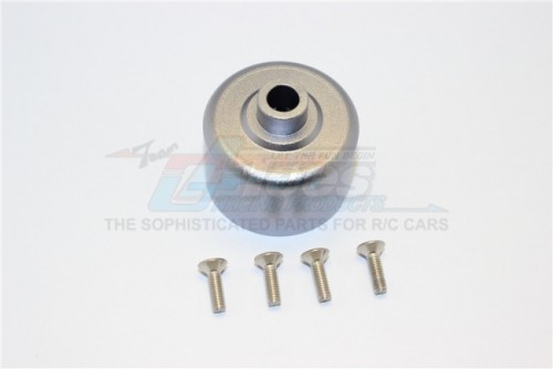 GPM Racing HPI Savage XL Aluminum Front Or Rear Differential Case- 5Pc Set Gun Metal