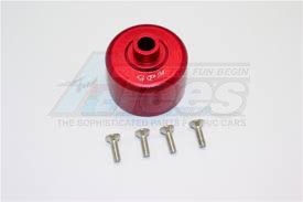 GPM Racing HPI Savage XL Aluminum Front Or Rear Differential Case- 5Pc Set Red
