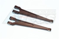 GPM Racing HPI Savage XL Aluminium Front/Rear Upper Arm - 2Pcs Set For HPI - Savage XL Flux Brown