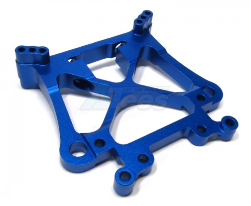 GPM Racing HPI Savage Flux Aluminum Front / Rear Shock Tower (SAX) Blue