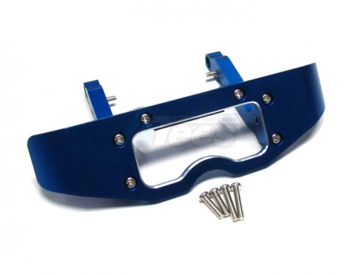 GPM Racing HPI Savage X Aluminum Front Bumper With Screws - 1set Blue