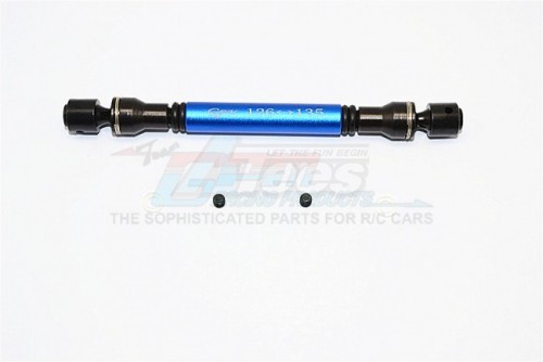 GPM Racing Tamiya CC01 Steel+Aluminium Center Drive Shaft (126Mm-135Mm) - 1Pc Set Blue