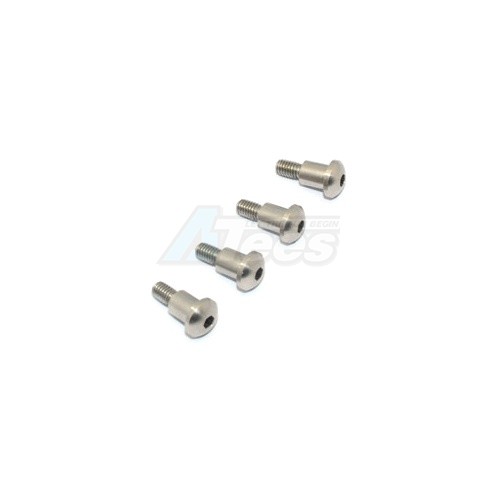 GPM Racing Axial SCX10 Stainless Steel King Pin Screws - 4Pcs