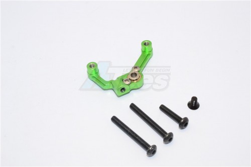 GPM Racing Axial SCX10 Aluminium Solid Axle Mount - 1Pc Set Green