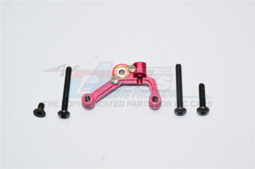 GPM Racing Axial SCX10 Aluminium Solid Axle Mount - 1Pc Set Red