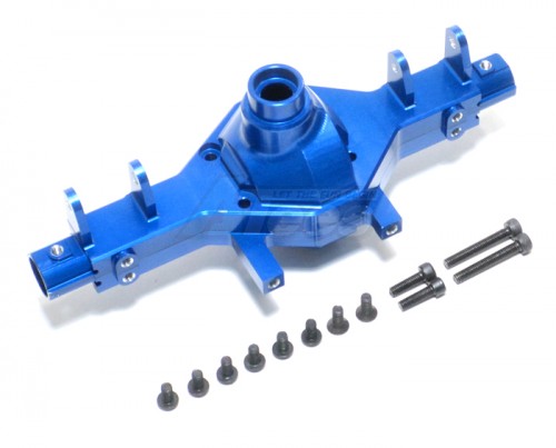 GPM Racing Axial SCX10 Aluminum Front/rear Gear Box - 1set Blue
