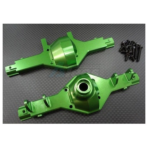GPM Racing Axial SCX10 Aluminum Front/rear Gear Box - 1set Green