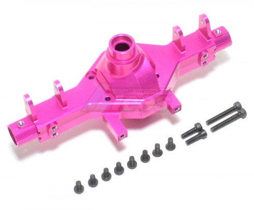 GPM Racing Axial SCX10 Aluminum Front/rear Gear Box - 1set Pink