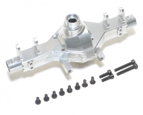 GPM Racing Axial SCX10 Aluminum Front/rear Gear Box - 1set Silver