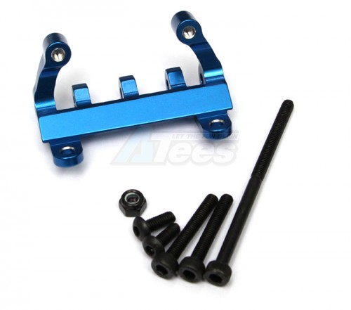 GPM Racing Axial SCX10 Aluminum Upper Center Link Mount - 1pc Blue