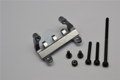 GPM Racing Axial SCX10 Aluminum Upper Center Link Mount - 1pc Gun Metal