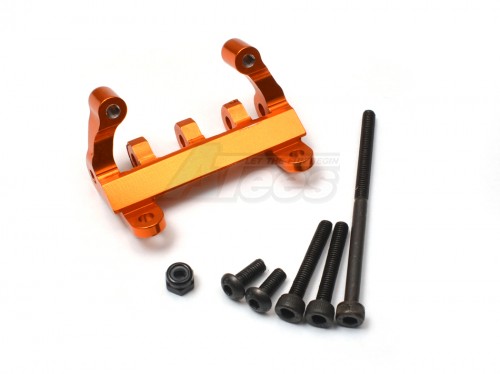 GPM Racing Axial SCX10 Aluminum Upper Center Link Mount - 1pc Orange