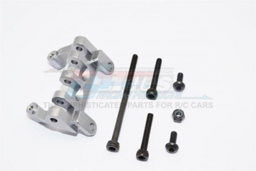 GPM Racing Axial SCX10 Aluminum Upper Center Link Mount - 1pc Silver