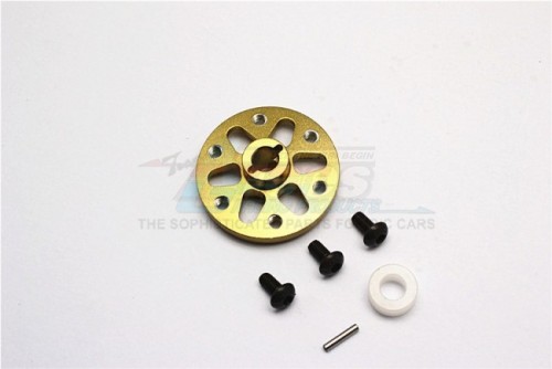 GPM Racing Axial SCX10 Aluminium Spur Grar Adapter - 1 Set Titanium