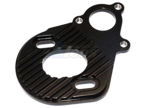 GPM Racing Axial SCX10 Aluminium Motor Plate For AX10 Scorpion - 1Pc Black