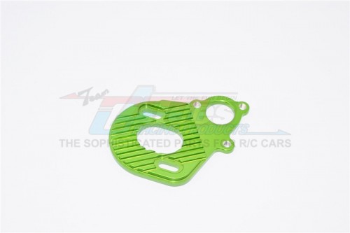 GPM Racing Axial SCX10 Aluminium Motor Plate For AX10 Scorpion - 1Pc Green