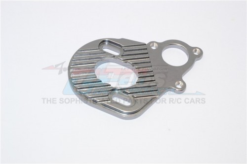 GPM Racing Axial SCX10 Aluminium Motor Plate For AX10 Scorpion - 1Pc Gun Metal