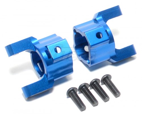 GPM Racing Axial SCX10 Aluminum Front C-hub - 1pr Set Blue