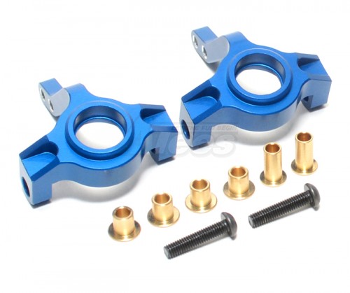 GPM Racing Axial SCX10 Aluminum Front Knuckle Arm - 1pr Set Blue