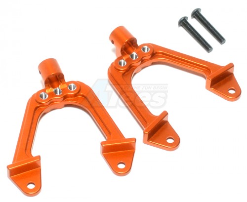 GPM Racing Axial SCX10 Aluminum Front Support Tower - 1set Orange
